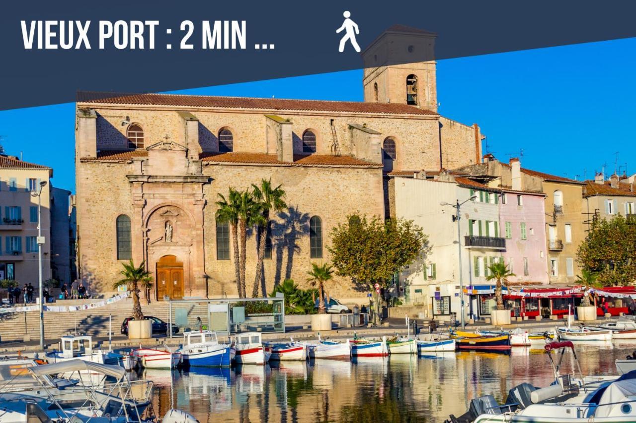 Sunny Duplex 4Pers 50M2 A 2Mn A Pieds Du Vieux Port Apartment La Ciotat Bagian luar foto